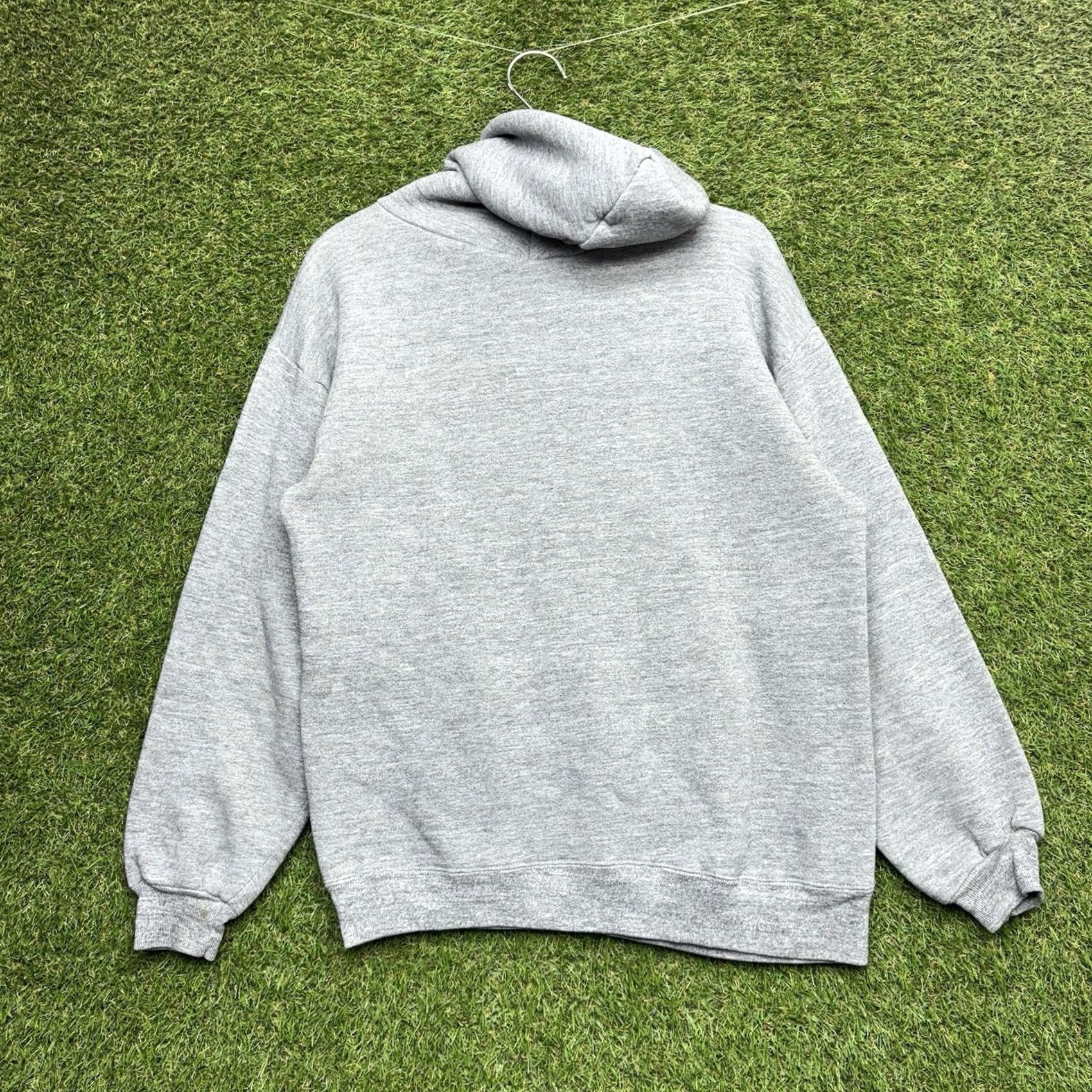 Penn VINTAGE Russell Hoodie Mens L Gray Lightweight 80s Penn State Sweatshirt Pullover Hooded Size US L / EU 52-54 / 3 - 6 Thumbnail