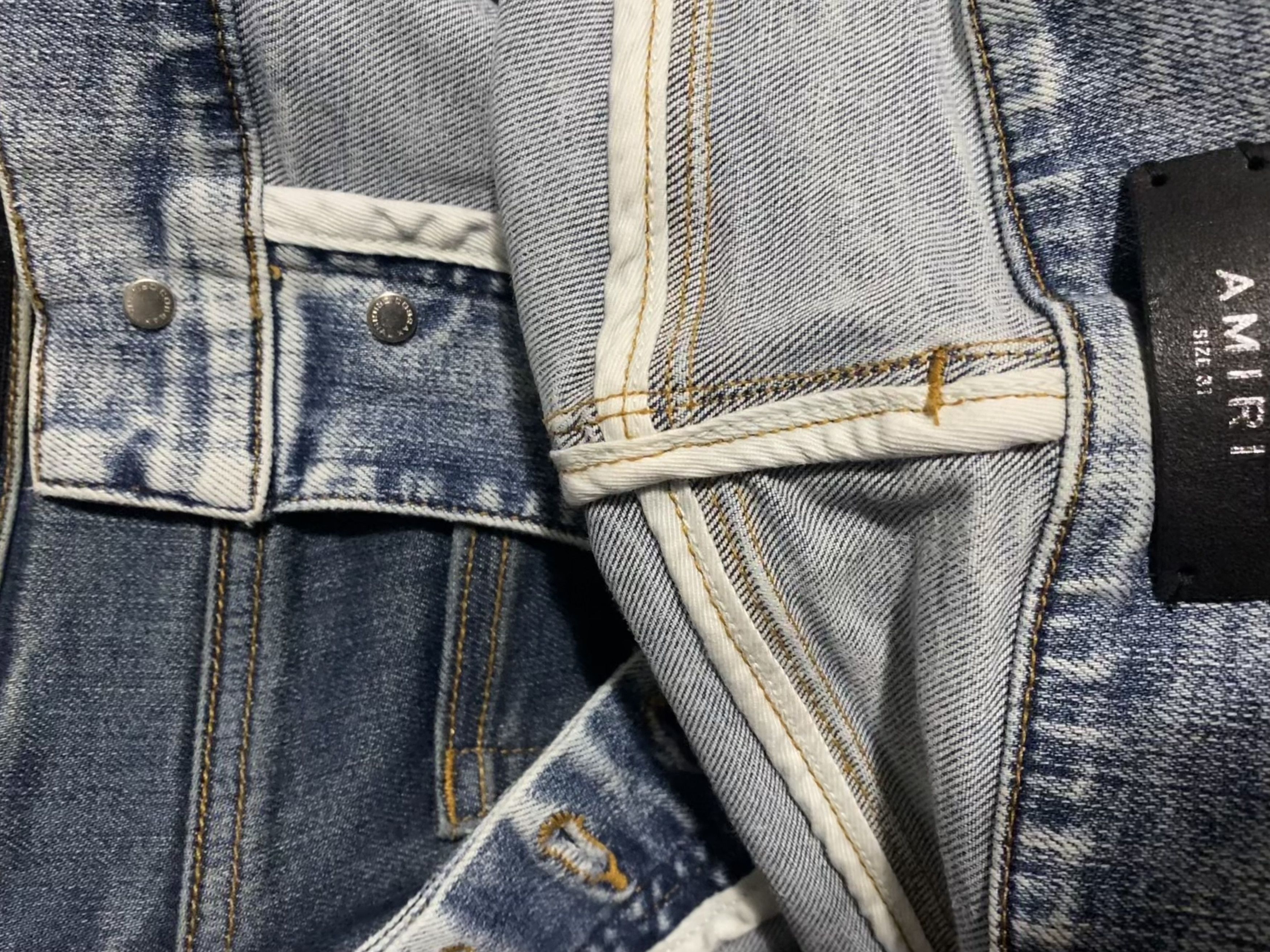 Amiri Amiri MX1 stone indigo jeans Size US 31 - 5 Thumbnail