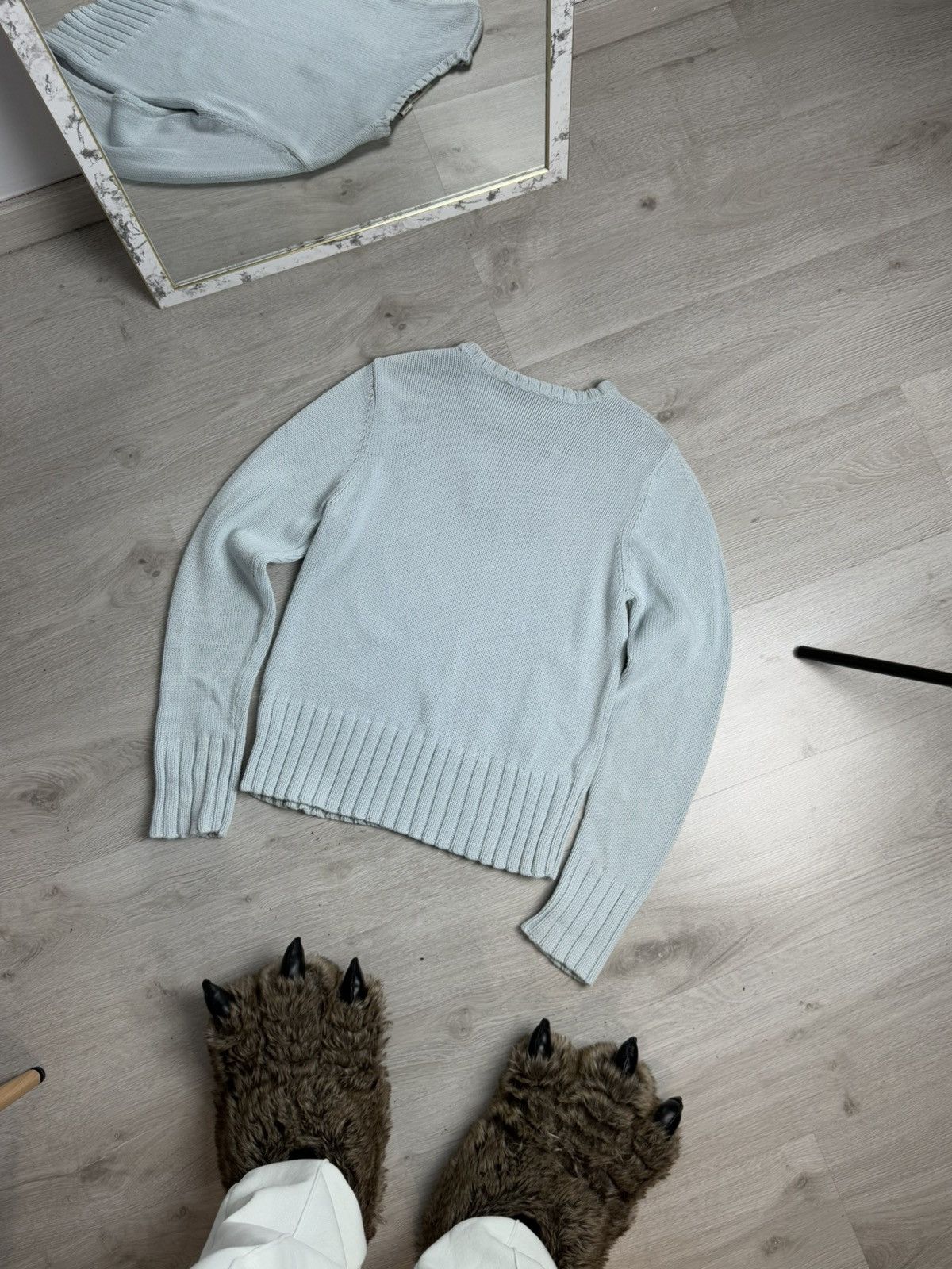 Polo Ralph Lauren × Ralph Lauren × Ralph Lauren Sport Ralph Lauren vintage polo amerykan flag USA sweater damski Size L / US 10 / IT 46 - 4 Thumbnail