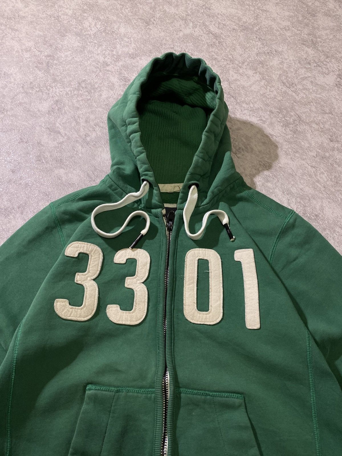 G-Star G-Star Raw 3301 Forest Green Full Zip Hoodie Size US M / EU 48-50 / 2 - 8 Thumbnail