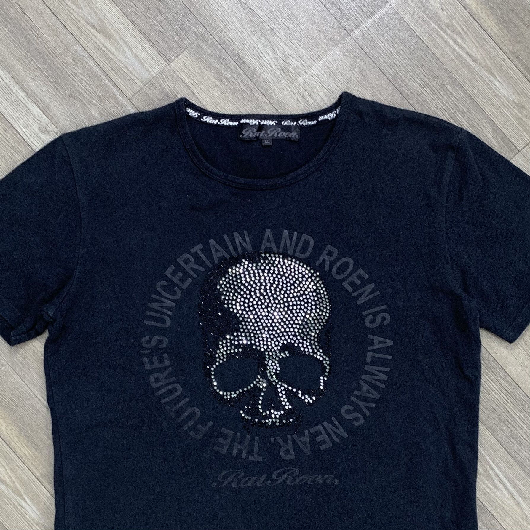 Japanese Brand 2000’s Rat Roen Skull Tee Punk Gothic LGB Style Size US L / EU 52-54 / 3 - 2 Thumbnail