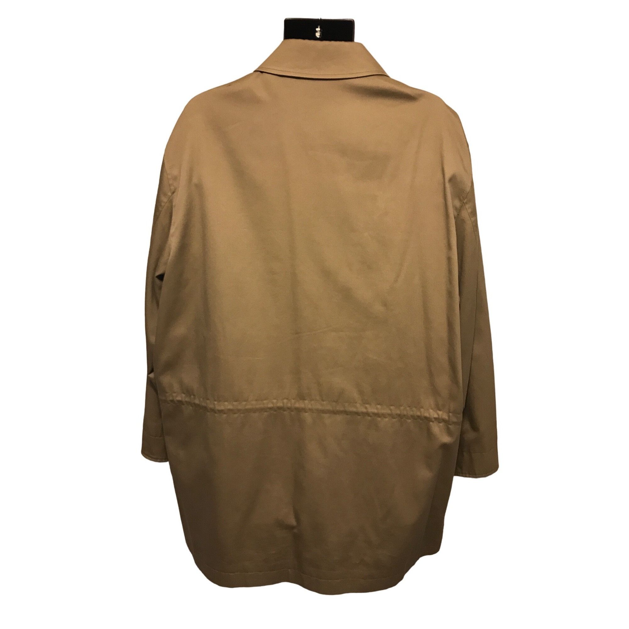 Brooks Brothers Brooks Brothers Men's Vintage Tan Full Zip And Button Trench Size US L / EU 52-54 / 3 - 2 Thumbnail