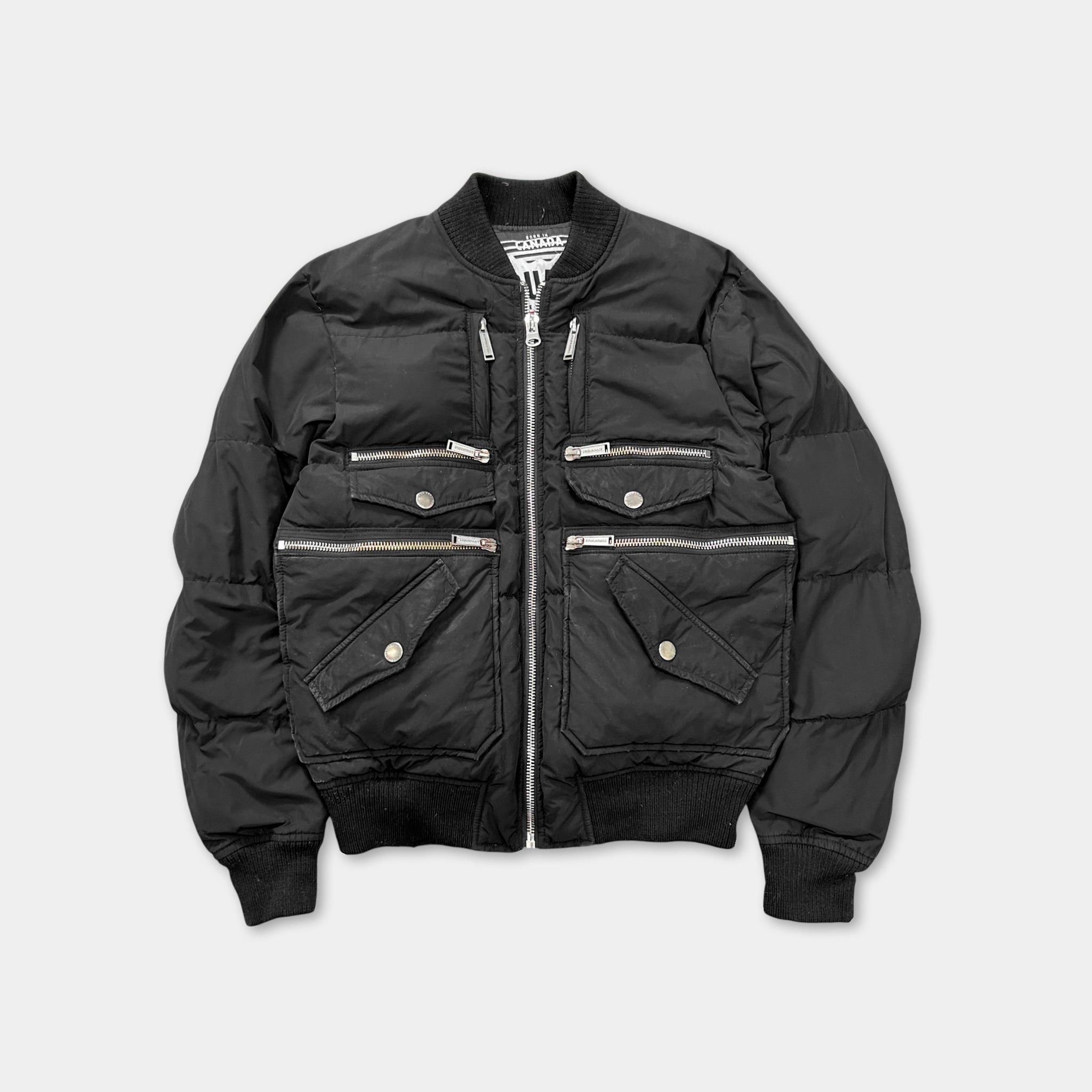 Dsquared2 Dsquared2 Multi-Pocket Puffer Bomber Jacket Size US M / EU 48-50 / 2 - 1 Thumbnail