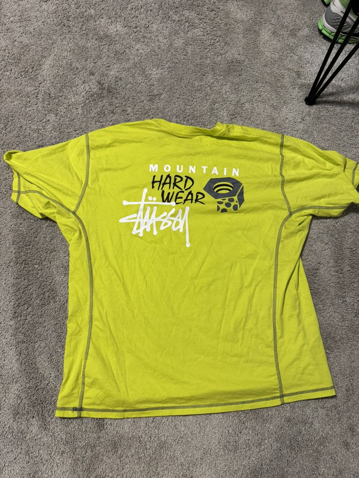 Mountain Hardwear × Stussy Mountain Hardwear x Stussy Neon Green Gorpcore Tee Size US L / EU 52-54 / 3 - 4 Thumbnail