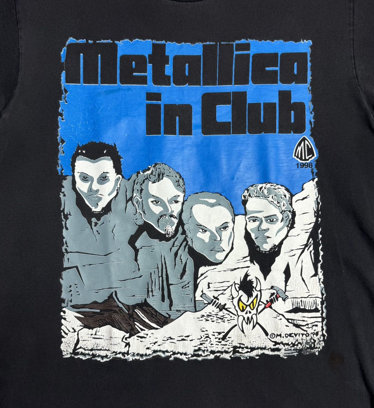 Metallica Metallica 1998 In Club Stubborn Member T-Shirt Harley Style Size US S / EU 44-46 / 1 - 5 Thumbnail