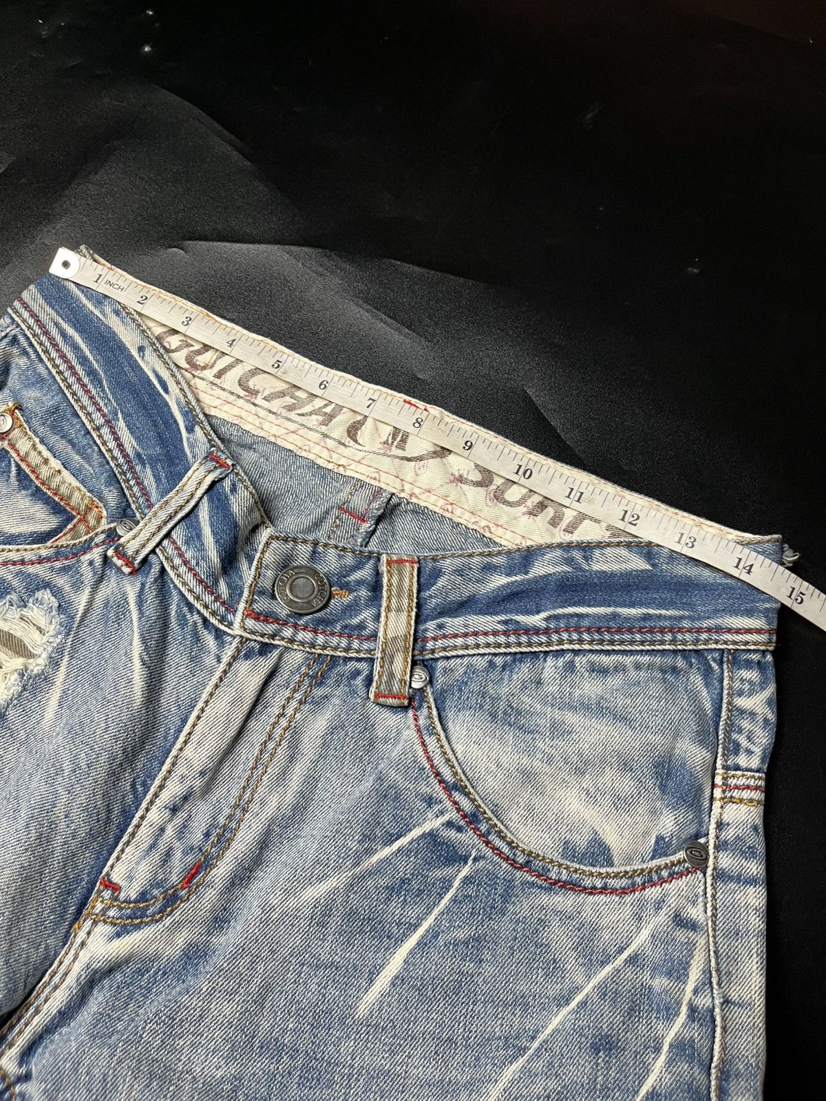 Hysteric Glamour Japanese Distressed Jeans Gotcha lgb style Size US 30 / EU 46 - 13 Thumbnail