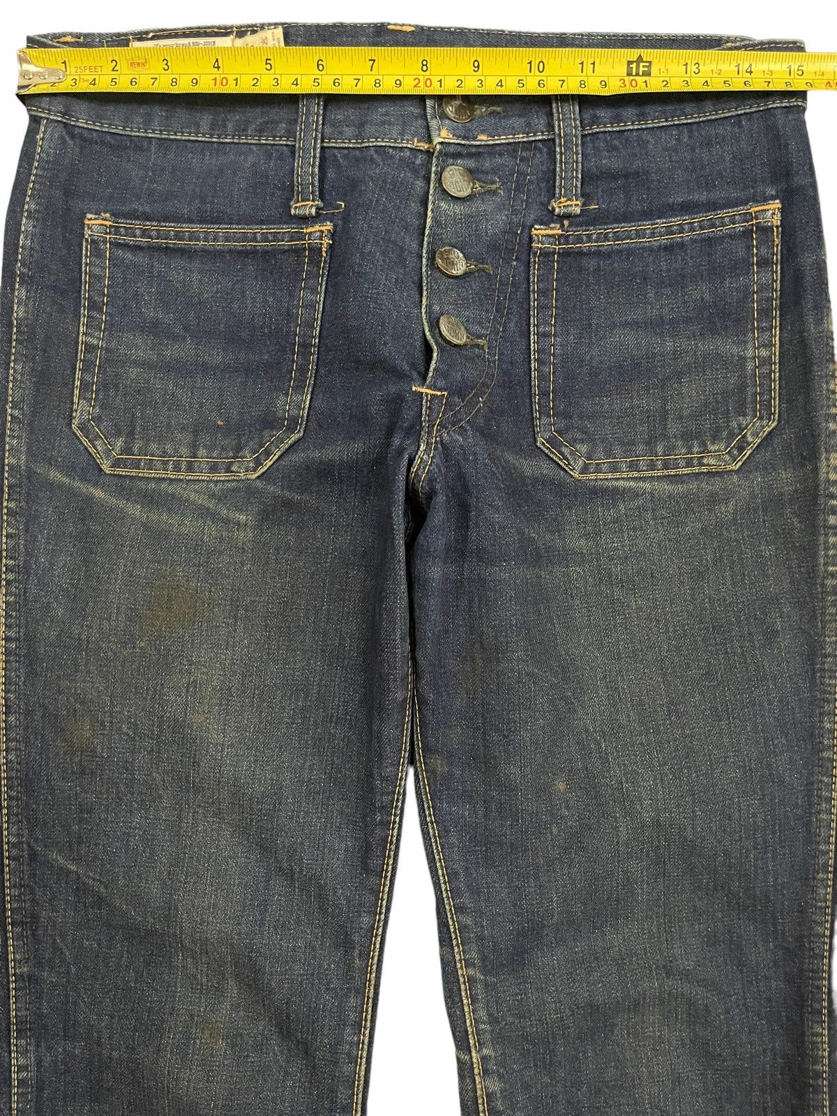 Big John Vintage Japan Big John Blue Wash Bell Bottom Flare Jeans Size US 30 / EU 46 - 10 Thumbnail