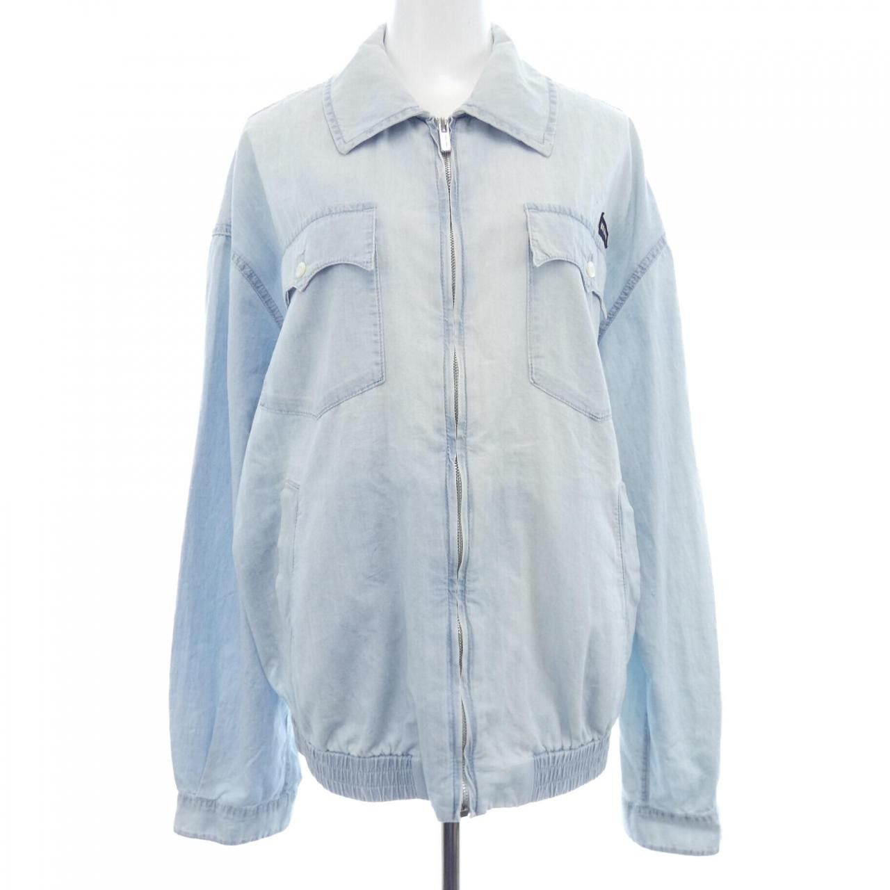 Miu Miu Miu Miu Miu Miu Chambray Jacket Textile Outerwear GWB205SOOO14UT DUTY FREE for USA Size ONE SIZE - 1 Thumbnail