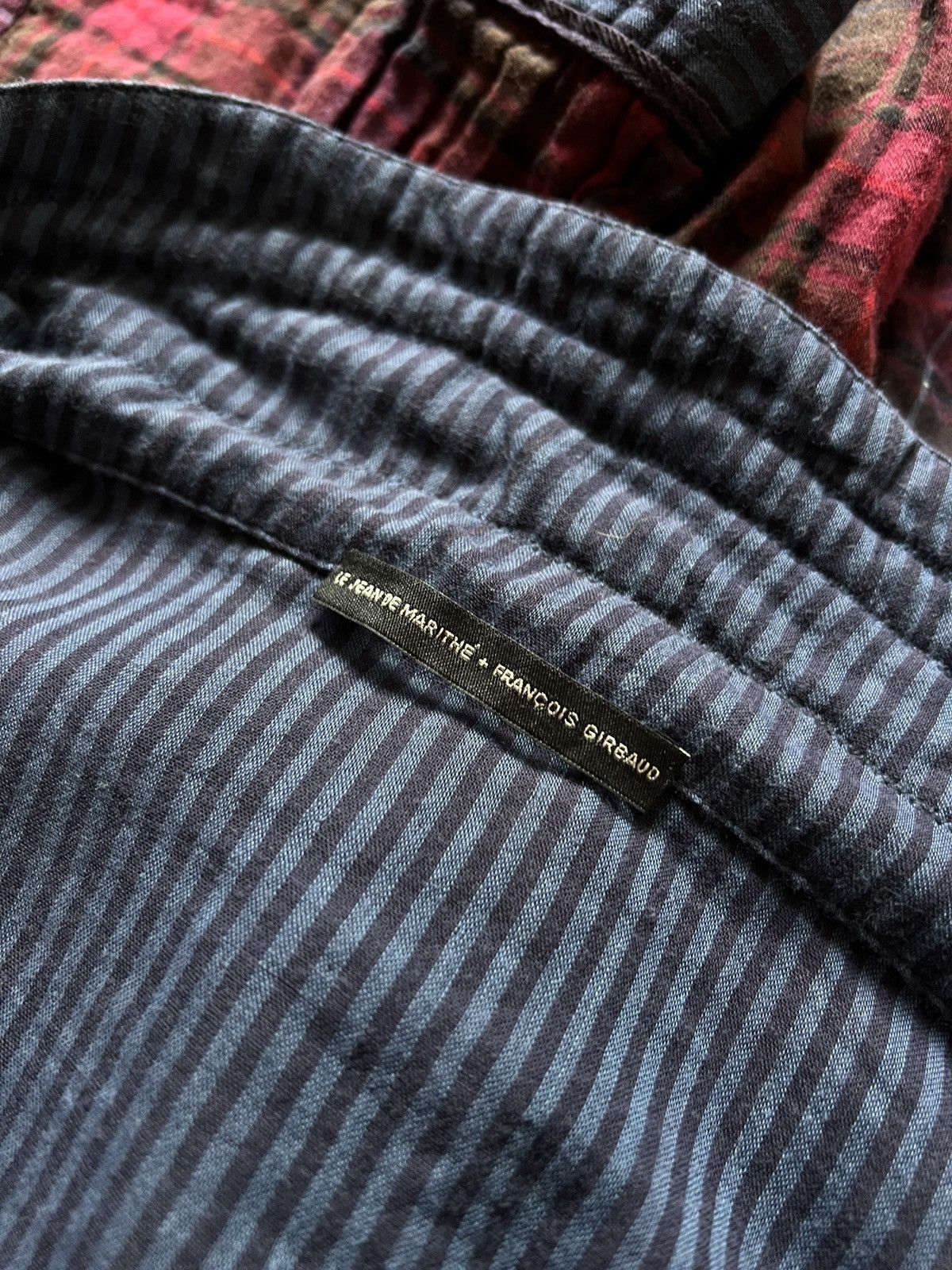 Marithe + Francois Girbaud Vintage Marithe Francouis Girbaud Buttn Up Avant-Garde Shirt Size XS / US 0-2 / IT 36-38 - 9 Thumbnail