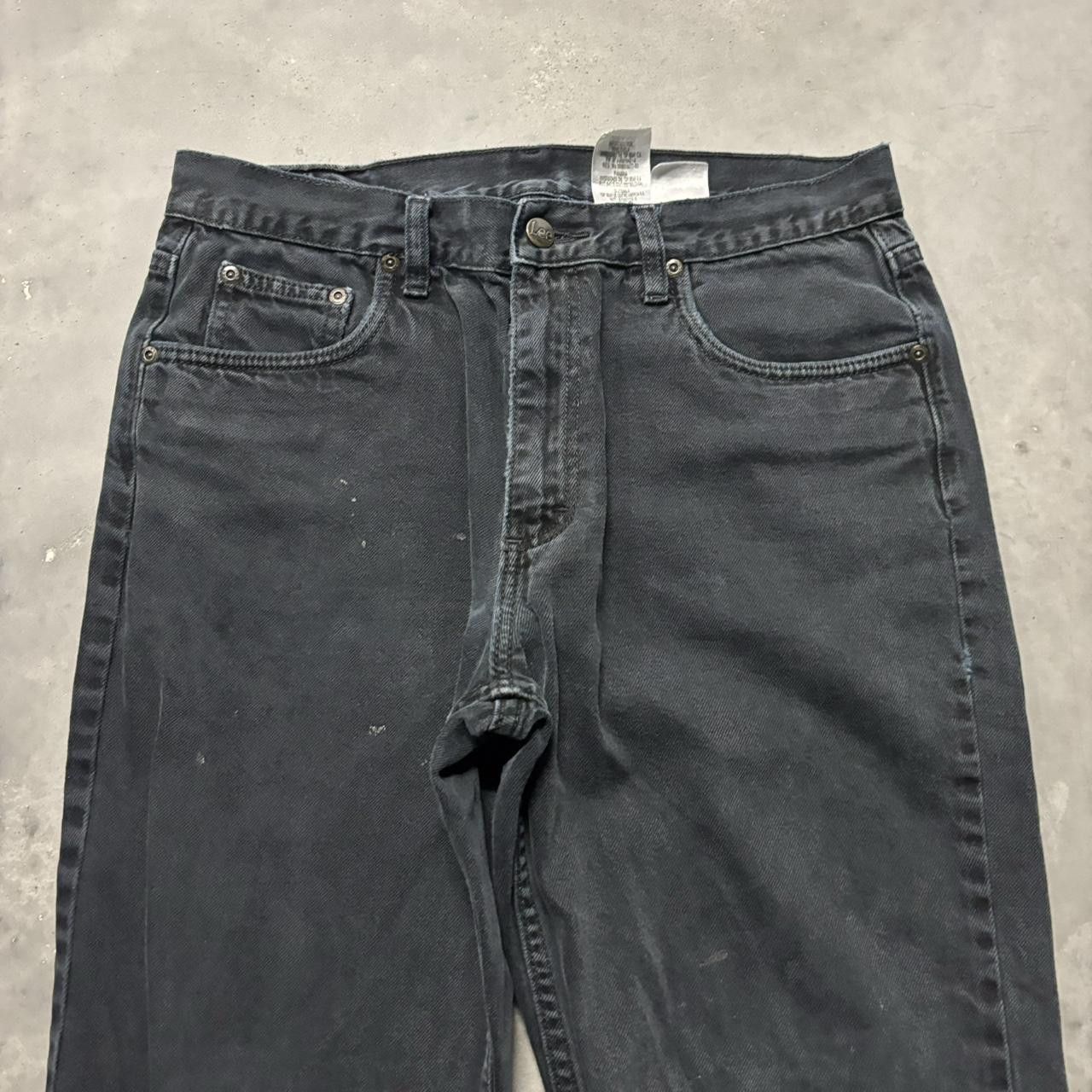 Japanese Brand × Vintage Crazy Vintage Y2K/2000s Grunge Faded Black Denim Jeans! Size US 30 / EU 46 - 5 Thumbnail