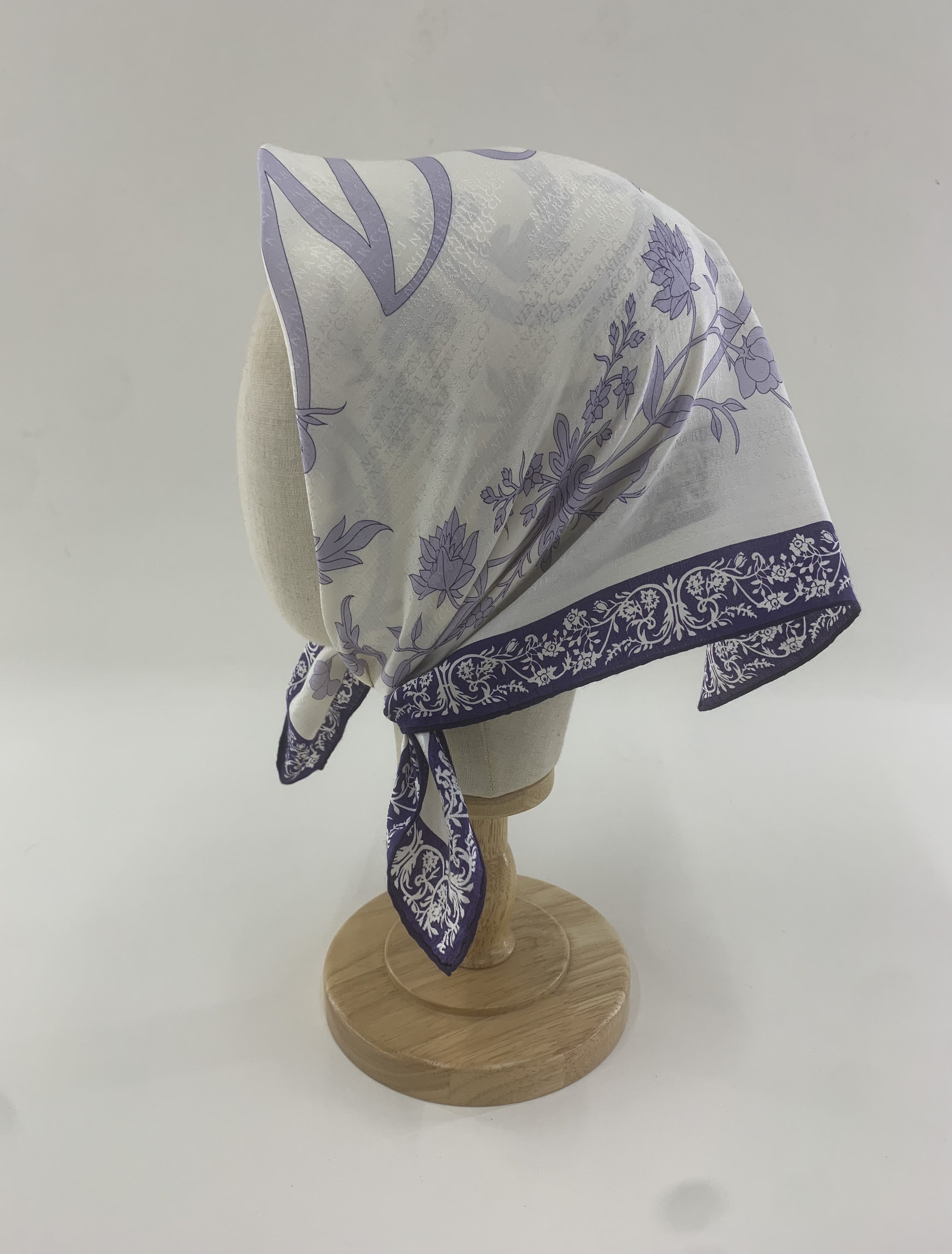 Nina Ricci Nina Ricci Handkerchief Bandana Neckerchief Square TB3360 Size ONE SIZE - 3 Thumbnail