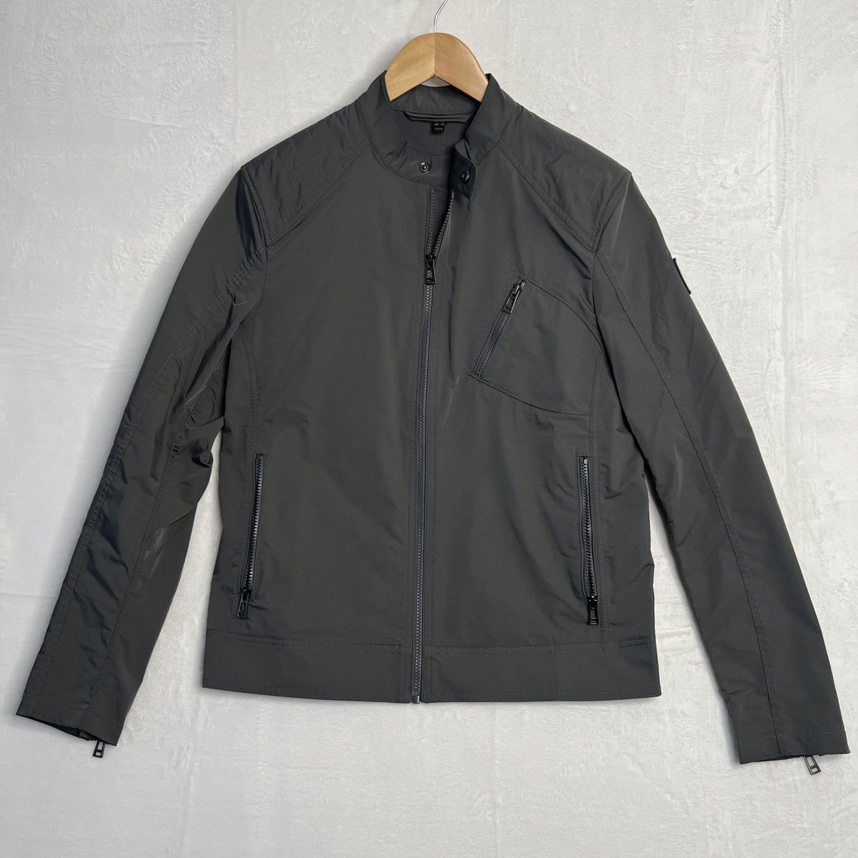 BELSTAFF V Racer Men's Bikers Jacket Gray US UK 38 IT 48 M