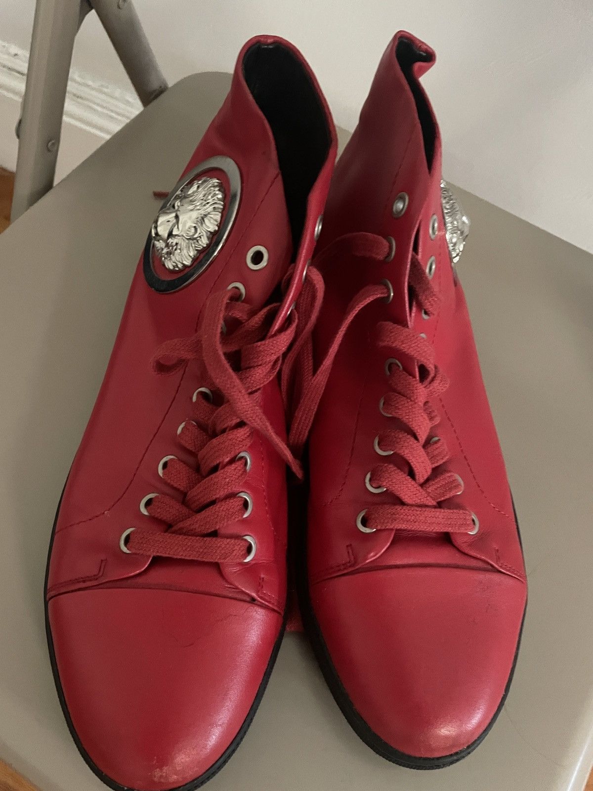 Versace Red Versace sneakers Size US 8.5 / EU 41-42 - 3 Thumbnail