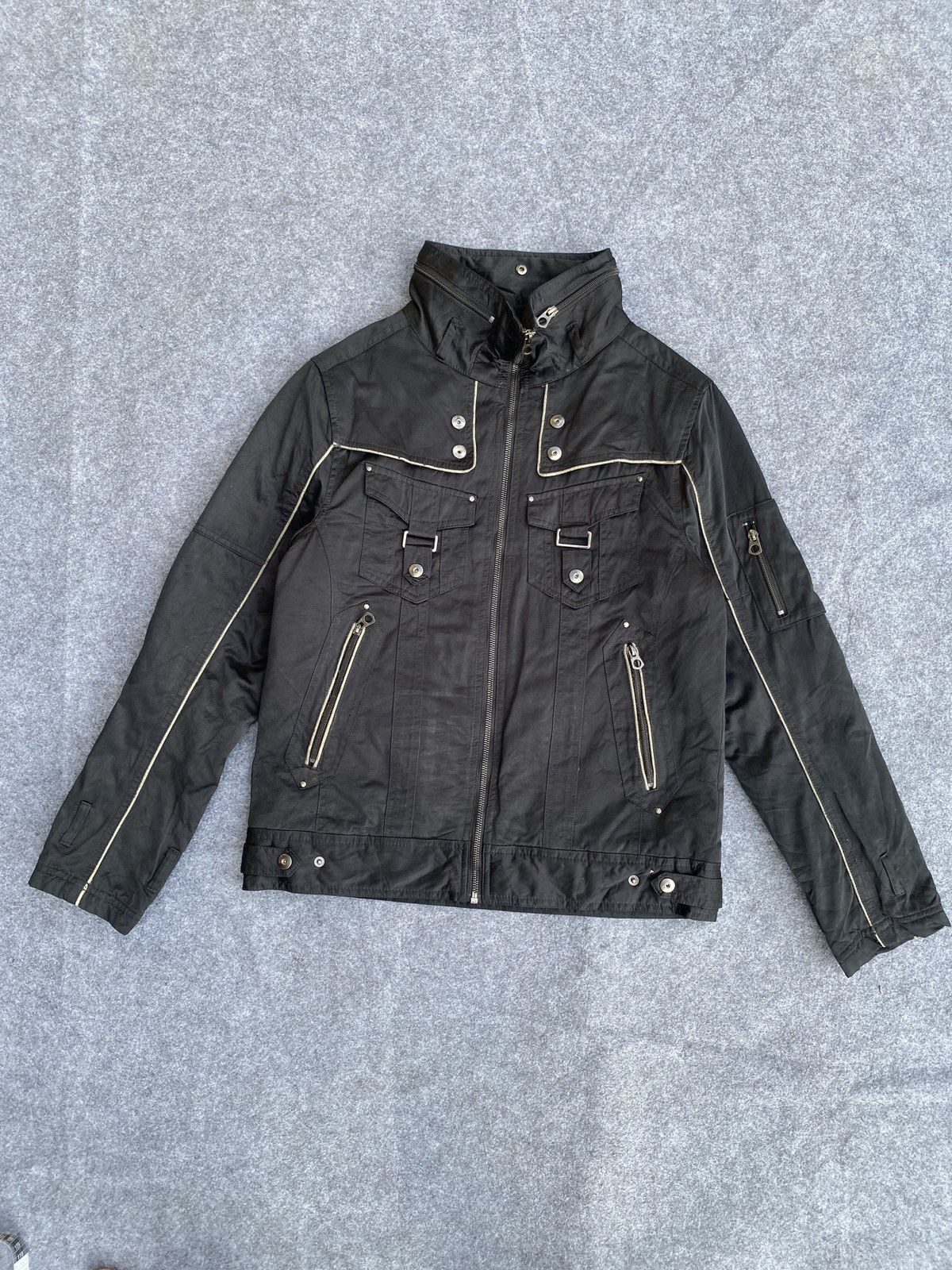 Vintage create barefoot motorcycle vintage jacket Size US M / EU 48-50 / 2 - 1 Thumbnail
