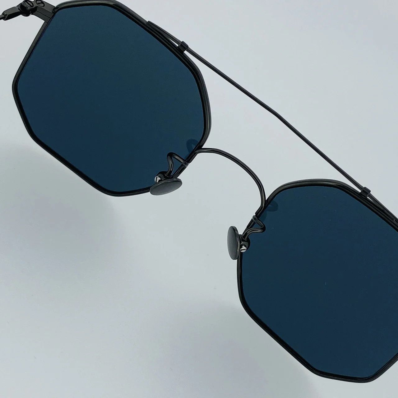 Ann Demeulemeester Ann Demeulemeester Sunglasses Square Brushed Gun metal Size ONE SIZE - 4 Thumbnail