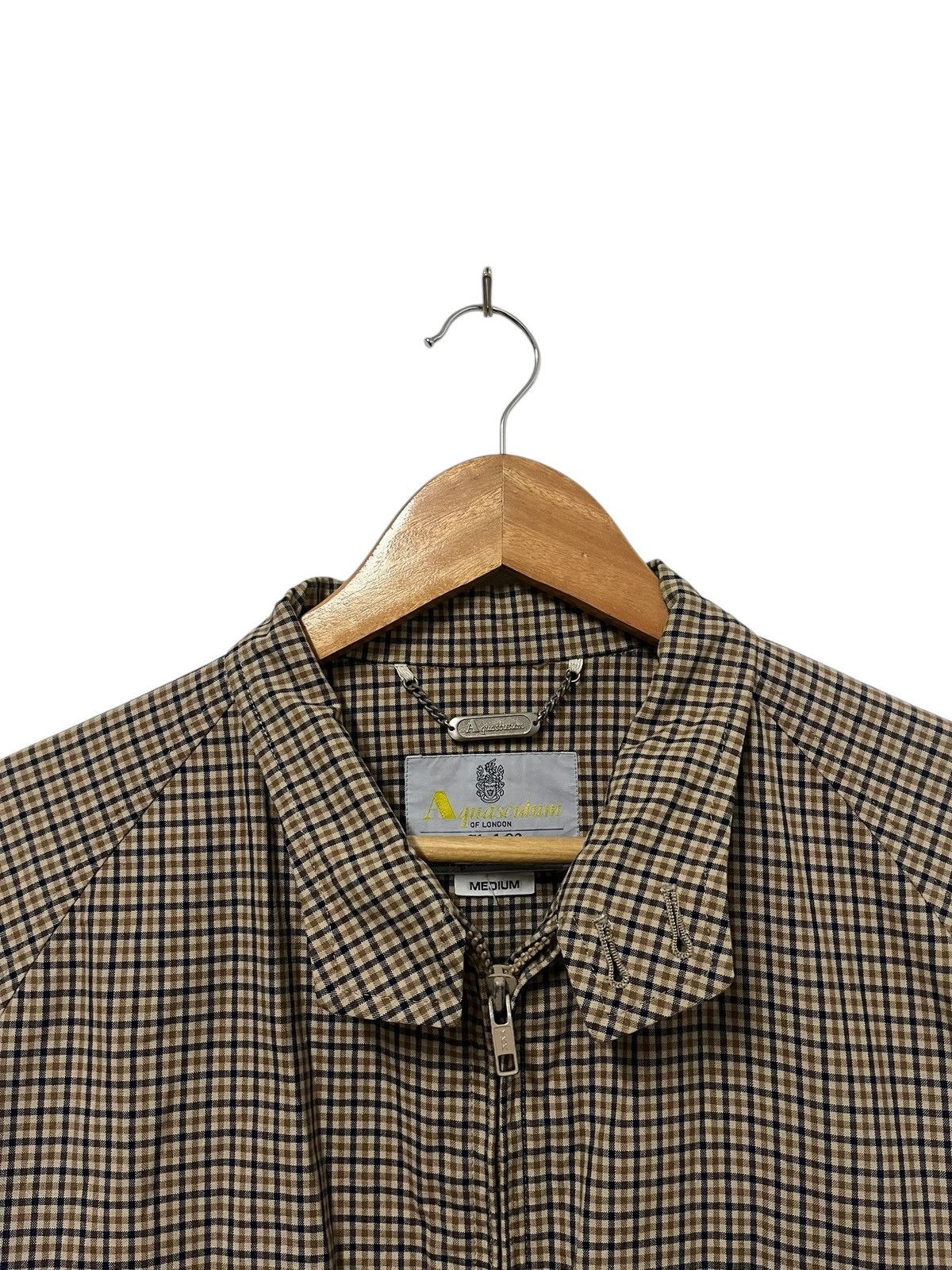 Aquascutum 🔥Vtg 90s Aquscutum Club Check Jacket Size US M / EU 48-50 / 2 - 6 Thumbnail
