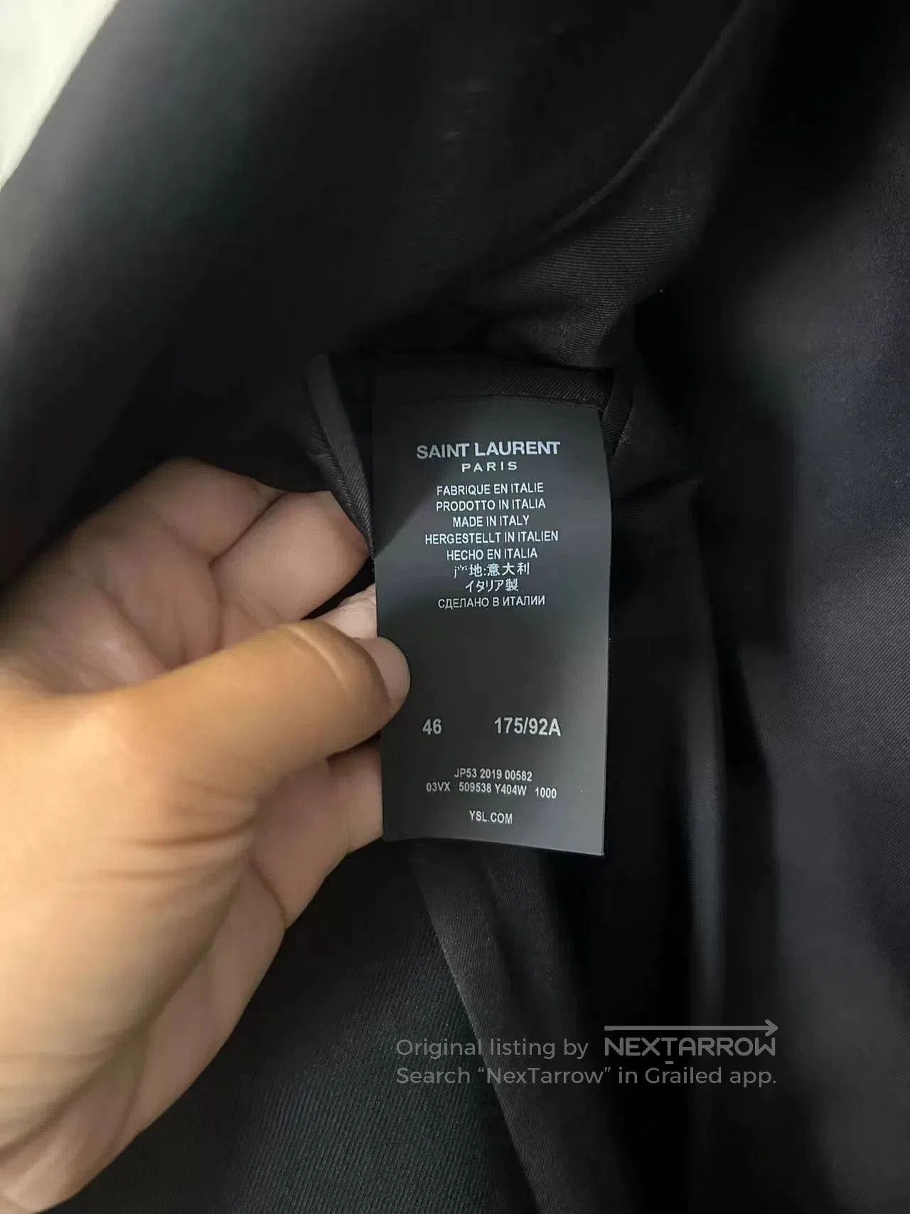 Saint Laurent Paris Saint Laurent Silver Button Blazer. Size US S / EU 44-46 / 1 - 5 Thumbnail