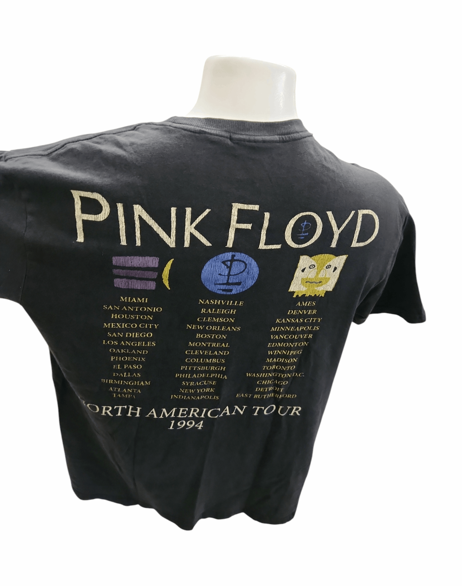 Band Tees × Vintage Vintage PINK FLOYD Division Bell "North American Tour 1994" Size US L / EU 52-54 / 3 - 4 Thumbnail
