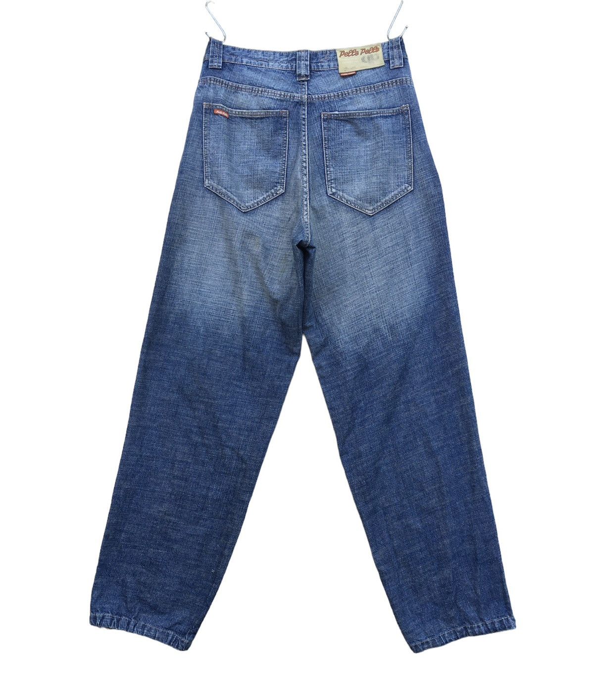 Marc Buchanan Crazy Y2K Vintage Pelle Pelle Jeans Baggy String Leg Size US 32 / EU 48 - 2 Thumbnail