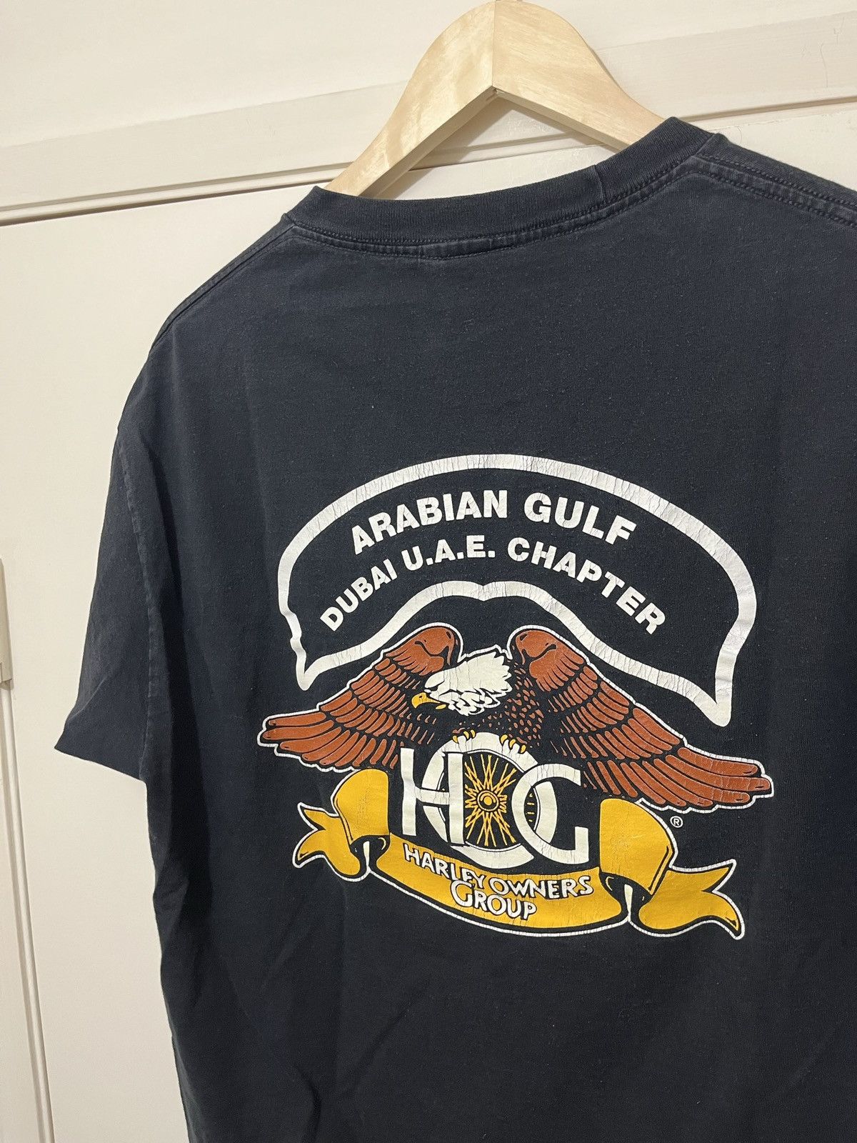 Harley Davidson Vintage 90’s Harley Davidson DUBAI U.A.E Chapter T-Shirt L Size US L / EU 52-54 / 3 - 1 Thumbnail