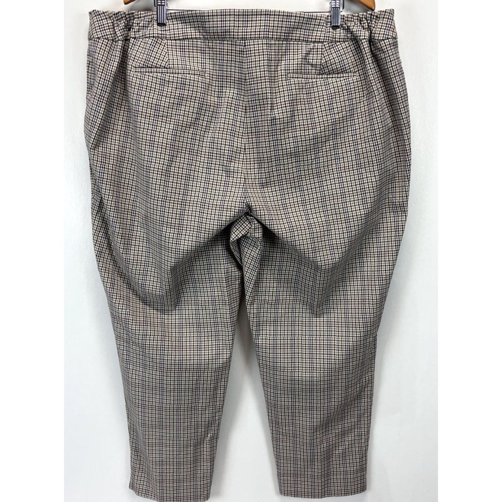 Talbots NEW Talbots Chatham Plaid Ankle Pants 24W Plus Women's Career Stretch Multicolor Size 42" / US 20 - 3 Thumbnail