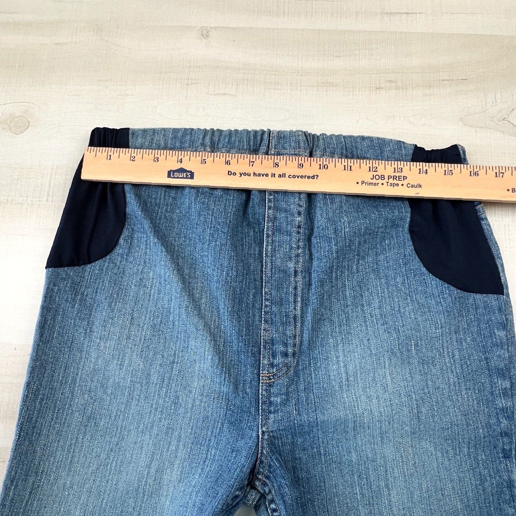 Gap Gap Womens Maternity Small Medium Wash Bootcut Jeans Blue Stretch Size 28" / US 6 / IT 42 - 6 Thumbnail