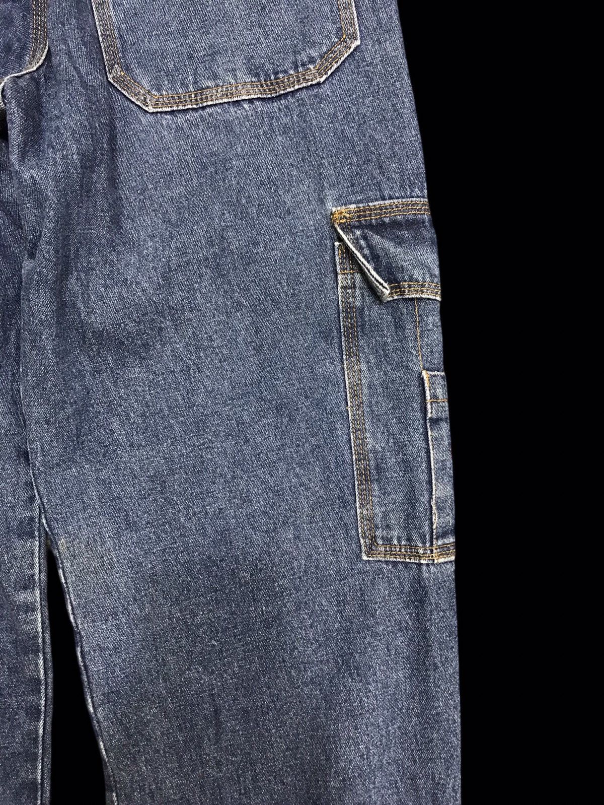 Japanese Brand 💥BAGGY💥WAKE JEANS BAGGY EXTRA LONG DENIM F353 Size US 26 / EU 42 - 13 Thumbnail