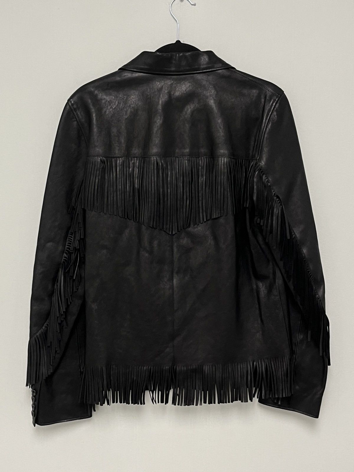 Saint Laurent Paris L12 Curtis Fringe Leather Jacket. Size euro 48 Size M / US 6-8 / IT 42-44 - 14 Thumbnail