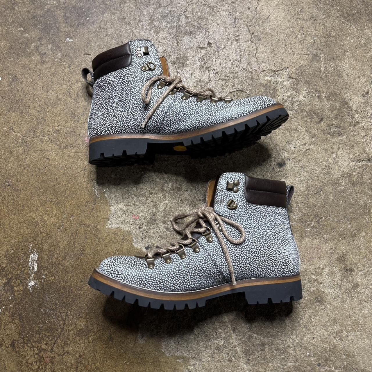 Designer Taft Stone Leather Hiking Boots Size US 9 / EU 42 - 3 Thumbnail