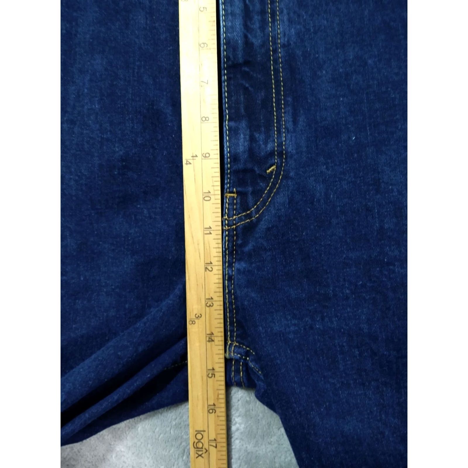 Levi's Levis 550 Jeans Mens 48x29 Blue Denim Relaxed Fit Tapered Leg Dark Wash Jeans Mens 48 Blue Denim Dark Wash Levi's 550 Relaxed Fit Tapered Jeans Size US 32 / EU 48 - 4 Thumbnail