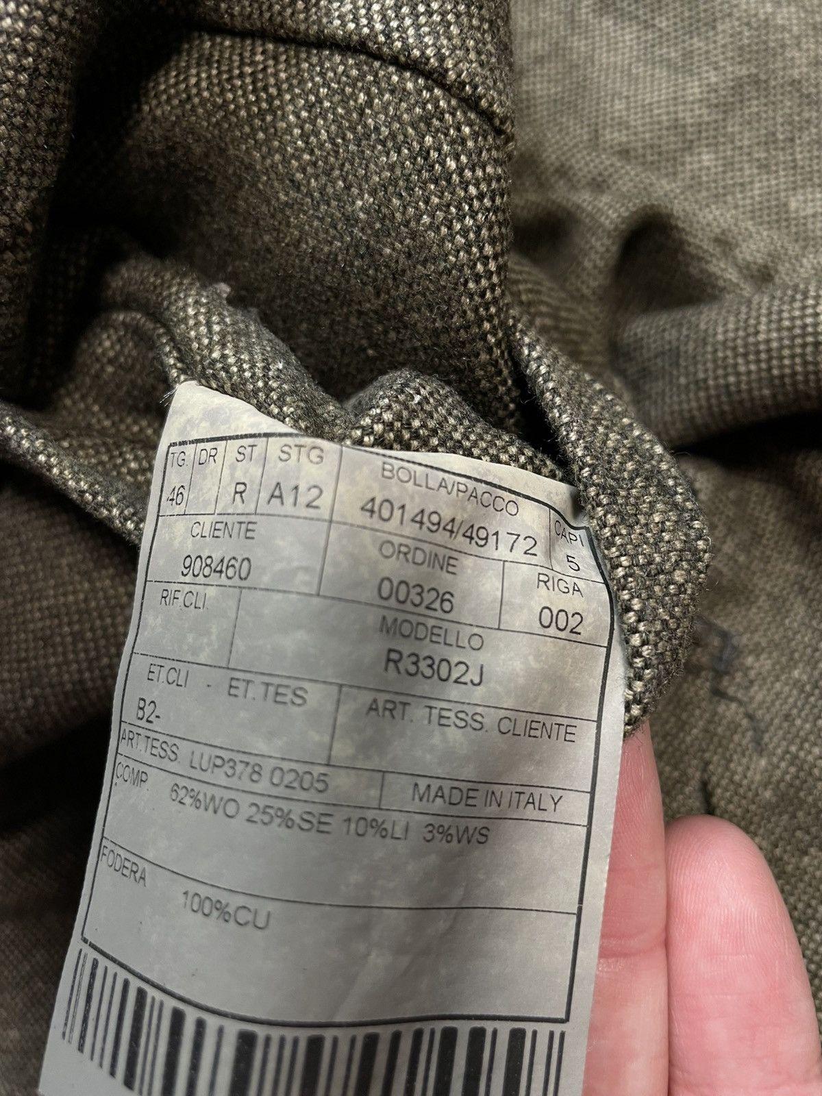 Boglioli Boglioli Herringbone Wool K-Jkt Unstructured Blazer 46 Size 46R - 14 Thumbnail