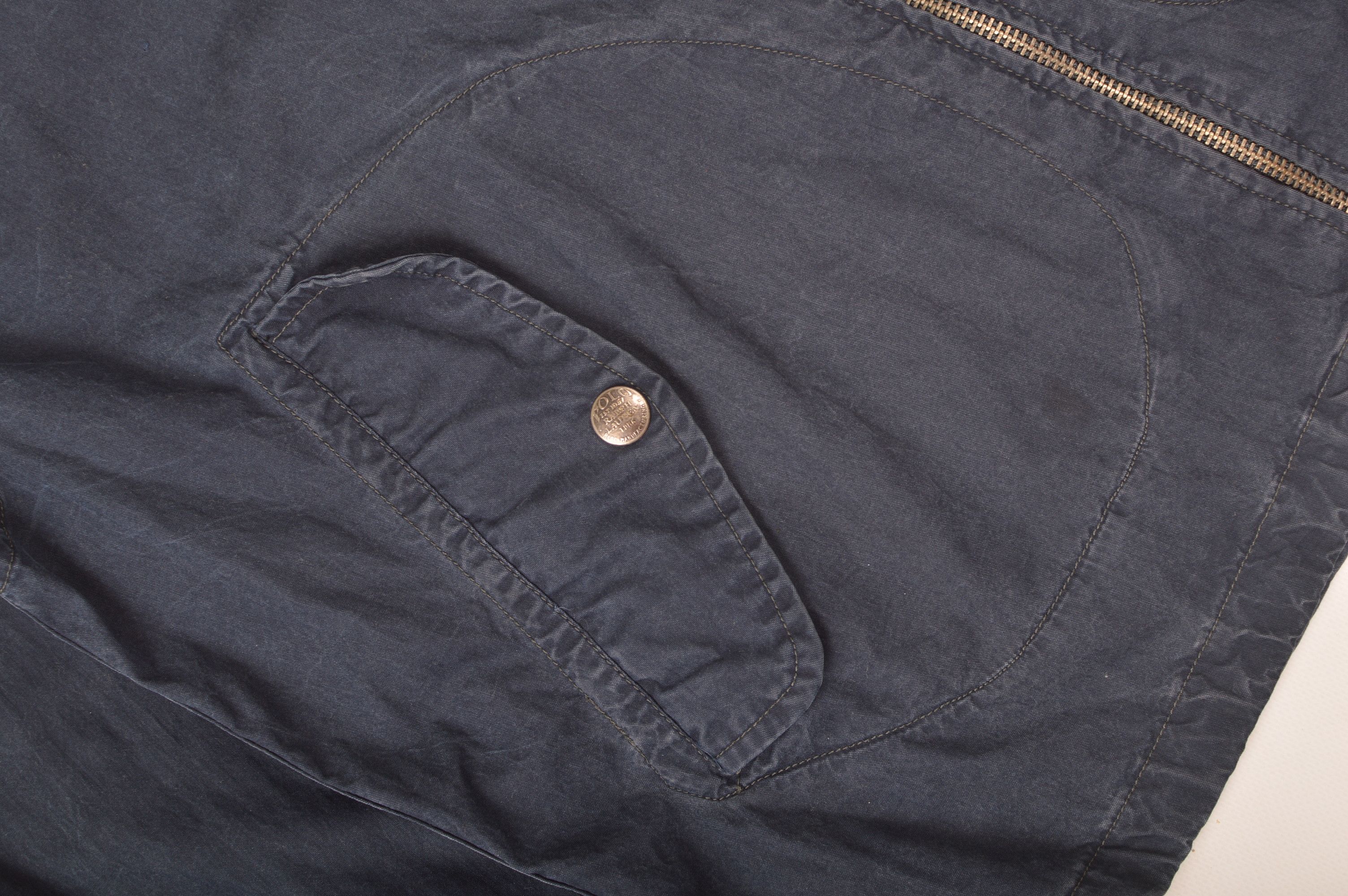 Polo Ralph Lauren × Ralph Lauren × Vintage Polo Ralph Lauren Vintage Blue Bomber Full-Zip Jacket Size US M / EU 48-50 / 2 - 4 Thumbnail