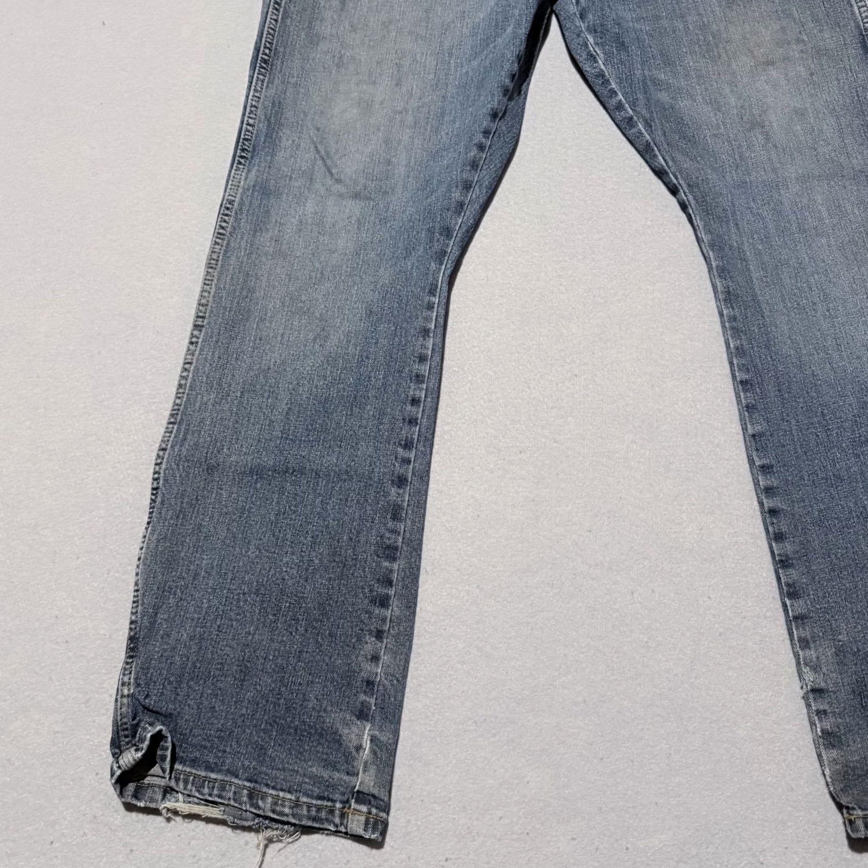 Wrangler Wrangler Jeans Slim Bootcut 77 Mens Blue Denim Mid Rise Pockets Western - 38x32 Size US 38 / EU 54 - 5 Thumbnail