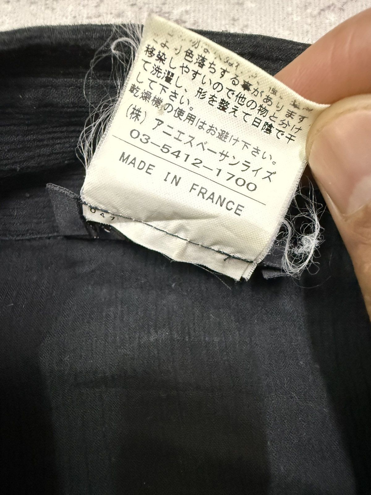 agnes b. Agnes B. Made in France Linen Button Up Plates Shirt Size XS / US 0-2 / IT 36-38 - 10 Thumbnail