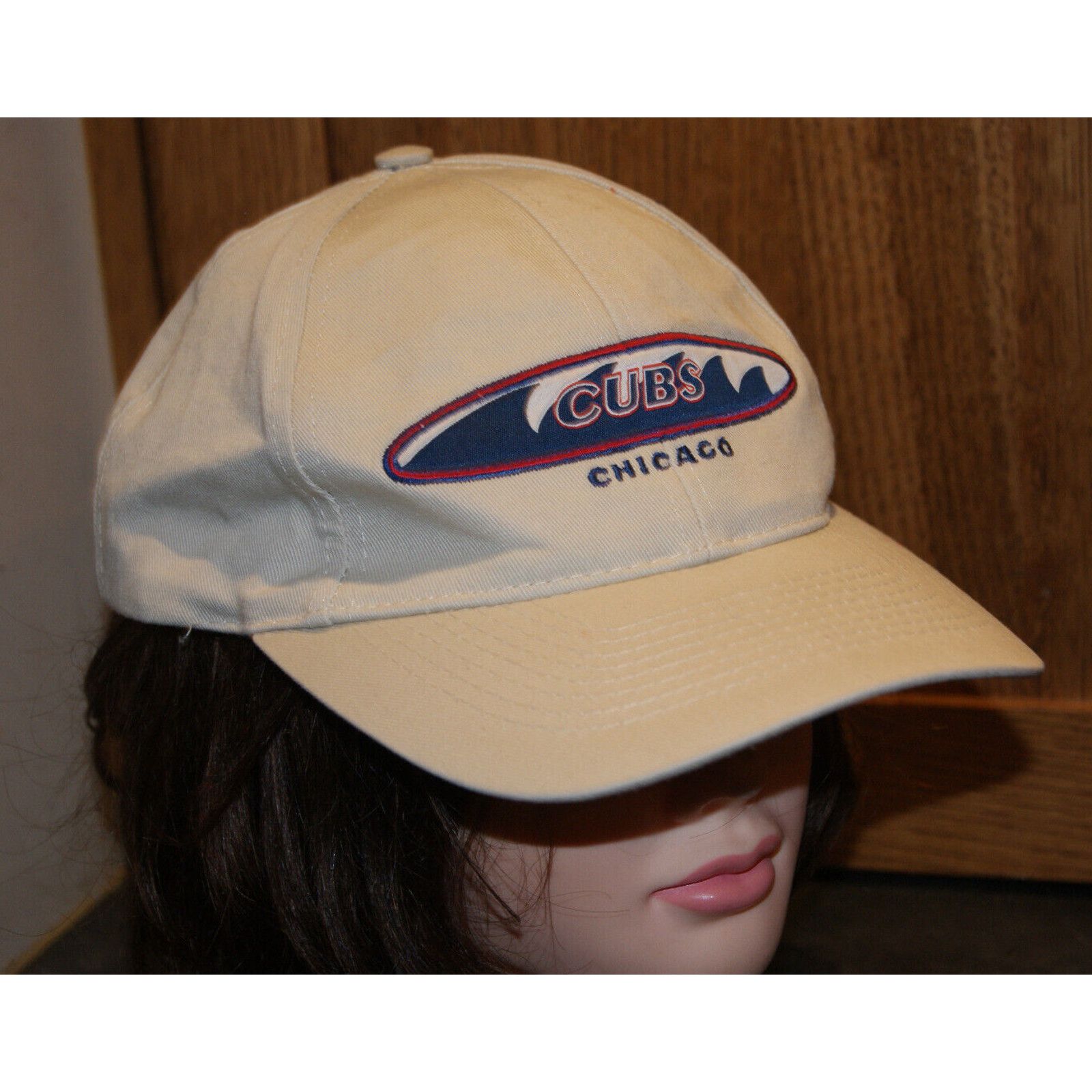 Logo Athletic VTG Chicago Cubs Strapback Hat Cap Logo Athletic Shark Tooth Size ONE SIZE - 2 Thumbnail
