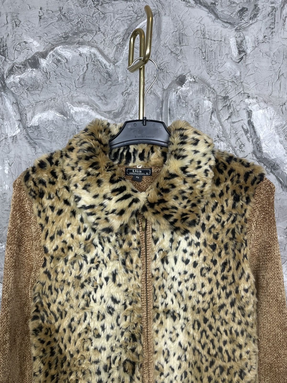 20471120 × Beauty Beast × Japanese Brand Vintage 2000s Leopard Fur Zip Jacket Y2K Hysteric Style Size US S / EU 44-46 / 1 - 3 Thumbnail