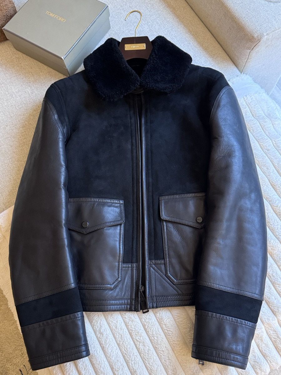 Ralph Lauren Black Label Ralph Lauren Black Label Shearling Jacket Size US M / EU 48-50 / 2 - 1 Thumbnail