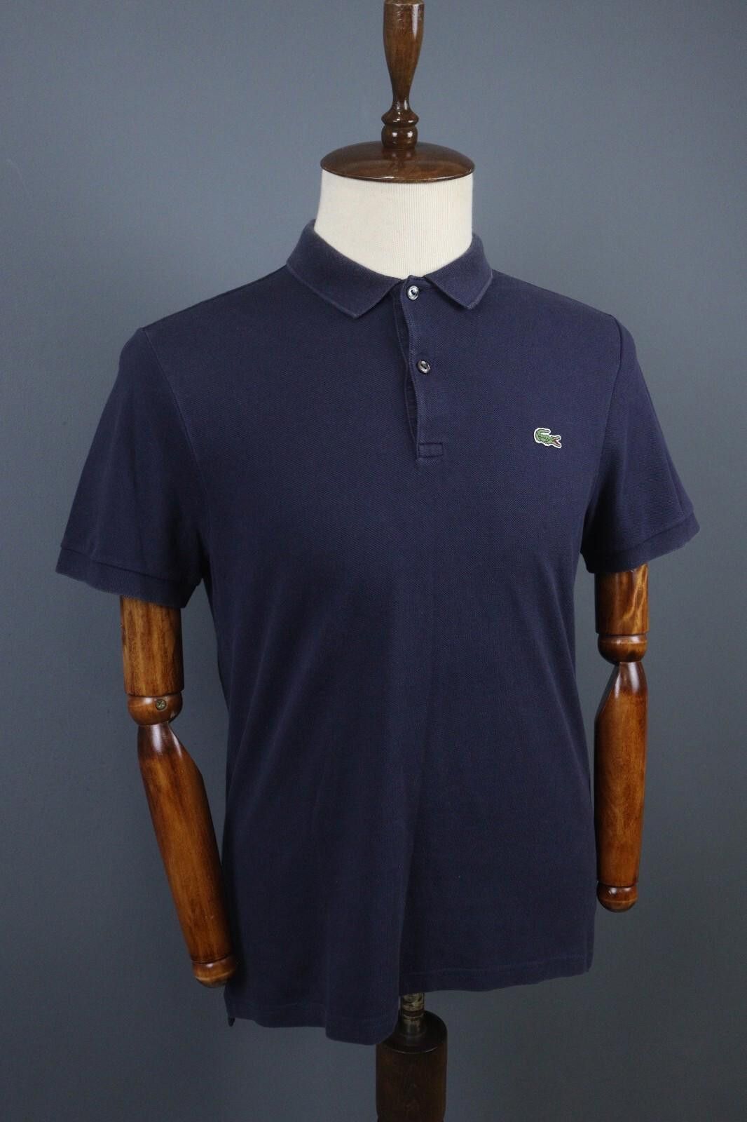 Lacoste Lacoste Blue Vintage Short Sleeve Polo Shirt Size 5 Size US M / EU 48-50 / 2 - 7 Thumbnail