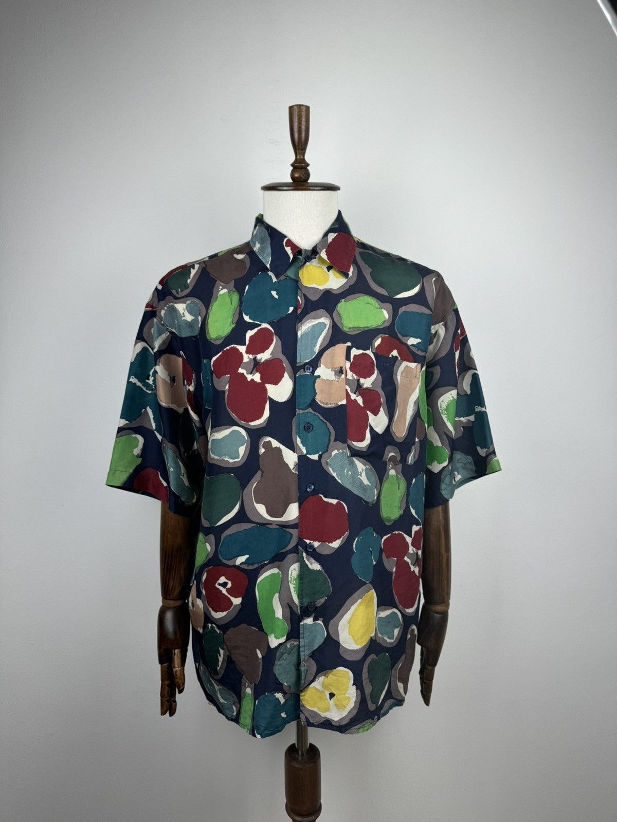 Japanese Brand × Vintage Men’s Vintage CIRO CITTERIO PURE SILK Short Sleeve Shirt Size US L / EU 52-54 / 3 - 1 Thumbnail