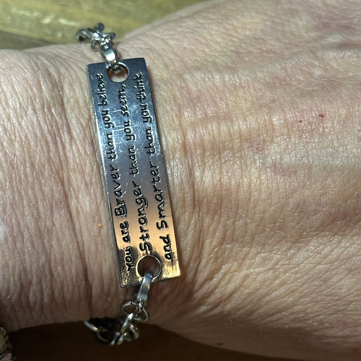 Other You are braver than you believe inspiration bracelet Size ONE SIZE - 5 Thumbnail