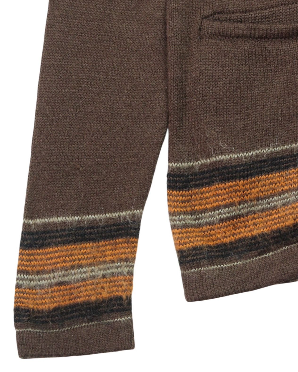 Hysteric Glamour 2000S HERITAGE STONE STRIPED HEM KNIT CARDIGAN Size US M / EU 48-50 / 2 - 5 Thumbnail