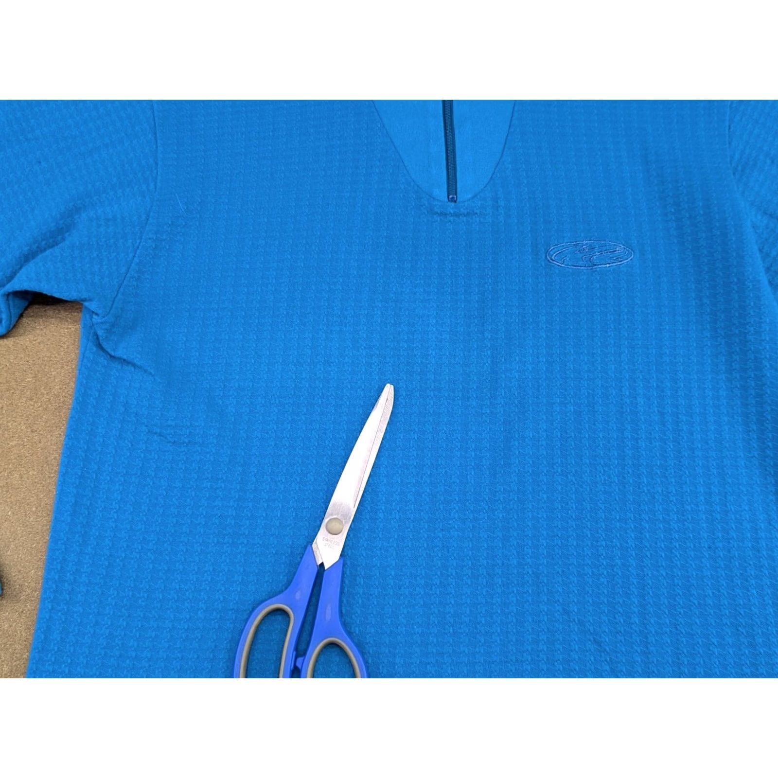 K2 VINTAGE K2 Womens Top 1/4 Zip Blue Outdoor Activewear Top M Women Hiking Run Sport Track Shirt 1/4 Zip Water Resistant Quick Dry Casual Size M / US 6-8 / IT 42-44 - 2 Thumbnail