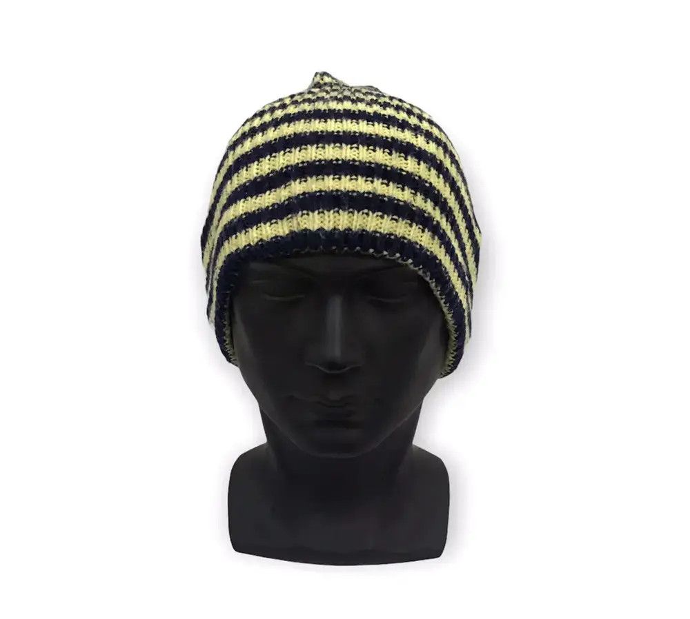 Japanese Brand × Kapital × Vintage Japanese Brand Stripe Design Beanie Hat Size ONE SIZE - 2 Thumbnail