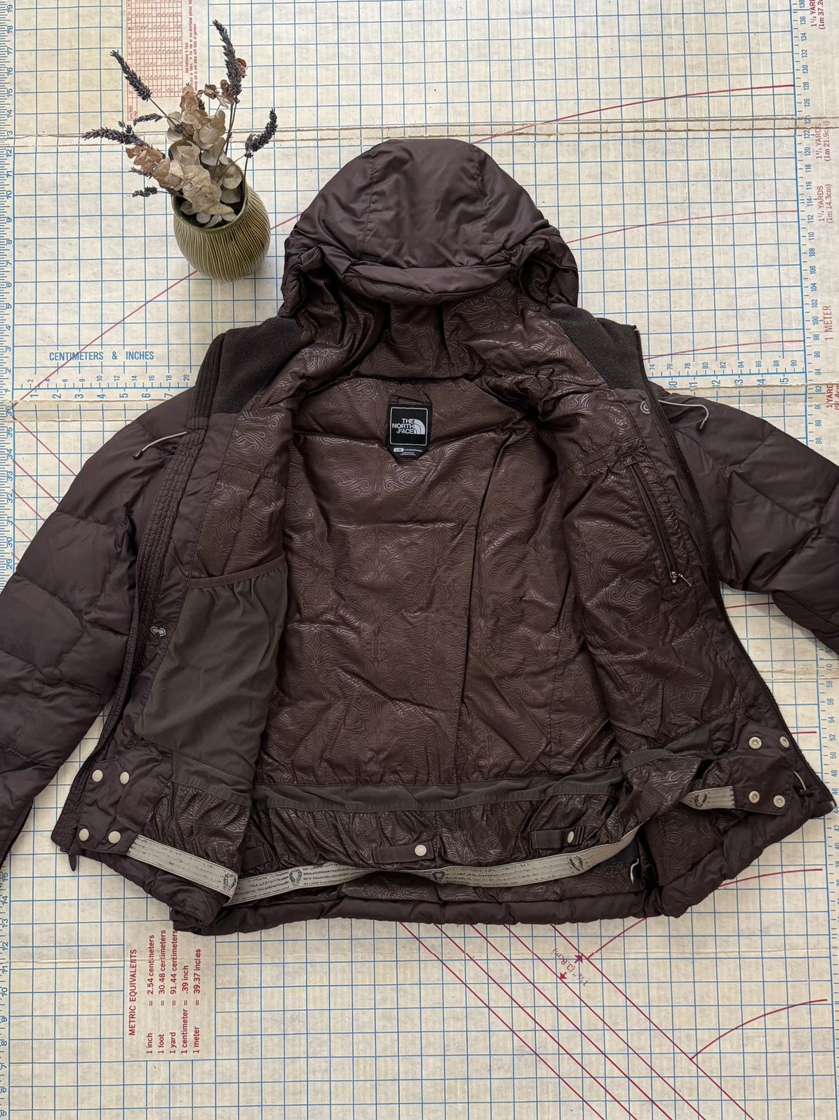 The North Face The North Face 600 Fill Puffer Jacket Brown With Snow Skirt Size L / US 10 / IT 46 - 10 Thumbnail