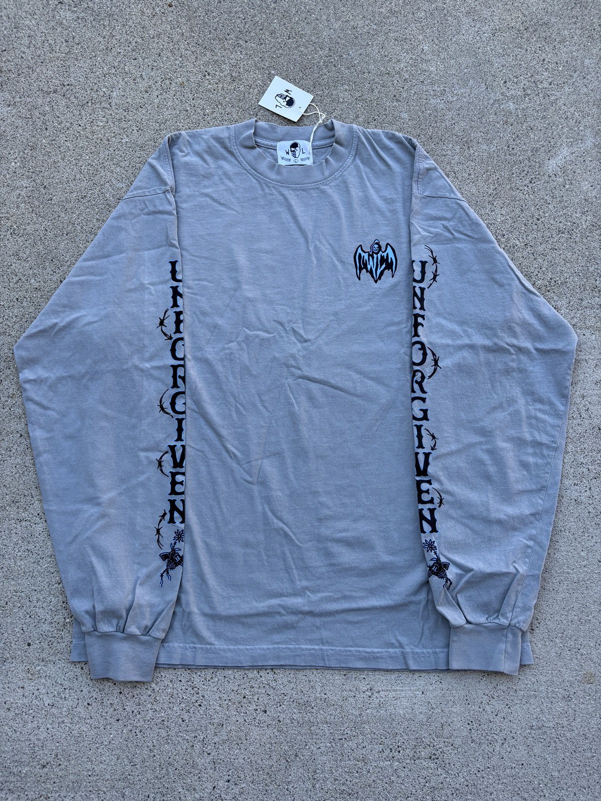 Warren Lotas 2022 Warren Lotas “UNFORGIVEN” Blue Grey L/S Shirt Size L Size US L / EU 52-54 / 3 - 1 Thumbnail