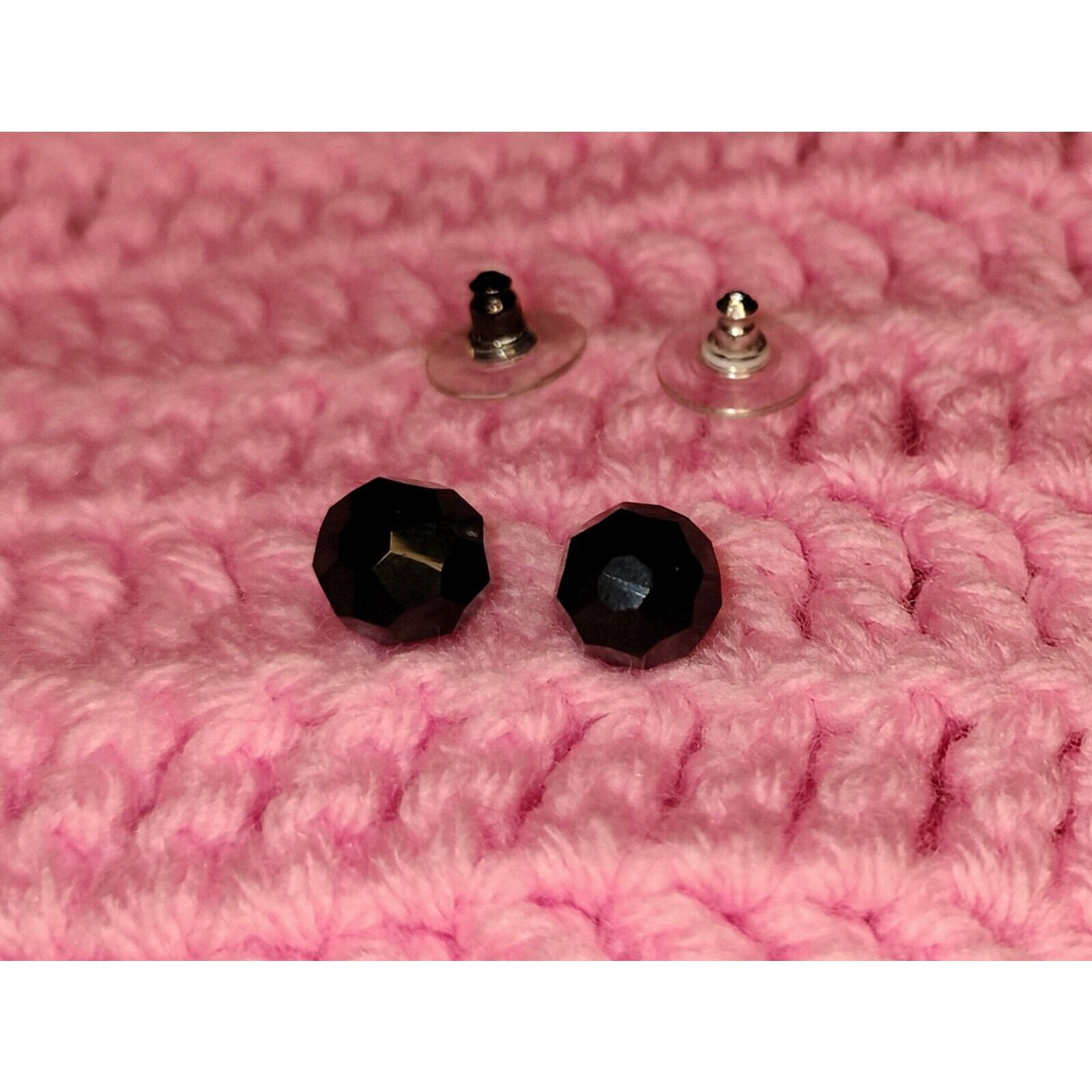 Other Black Glass Ball Earrings Jewelry Sphere Stud Whimsygoth Size ONE SIZE - 15 Thumbnail