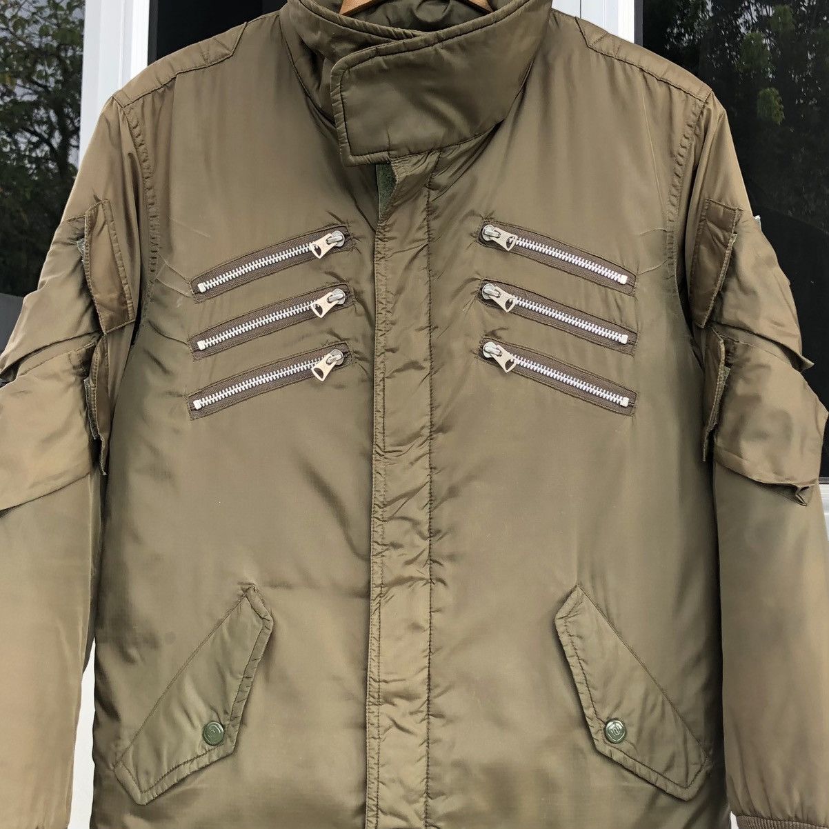 Neighborhood Vintage 02 Neighborhood Multi Zipper Military Quilted Jacket Size US S / EU 44-46 / 1 - 2 Thumbnail