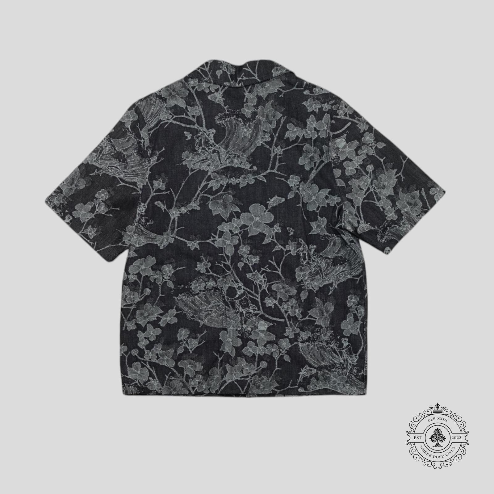 Louis Vuitton Louis Vuitton LV Waves Floral Button Up Denim Shirt in Blue Size ONE SIZE - 2 Thumbnail