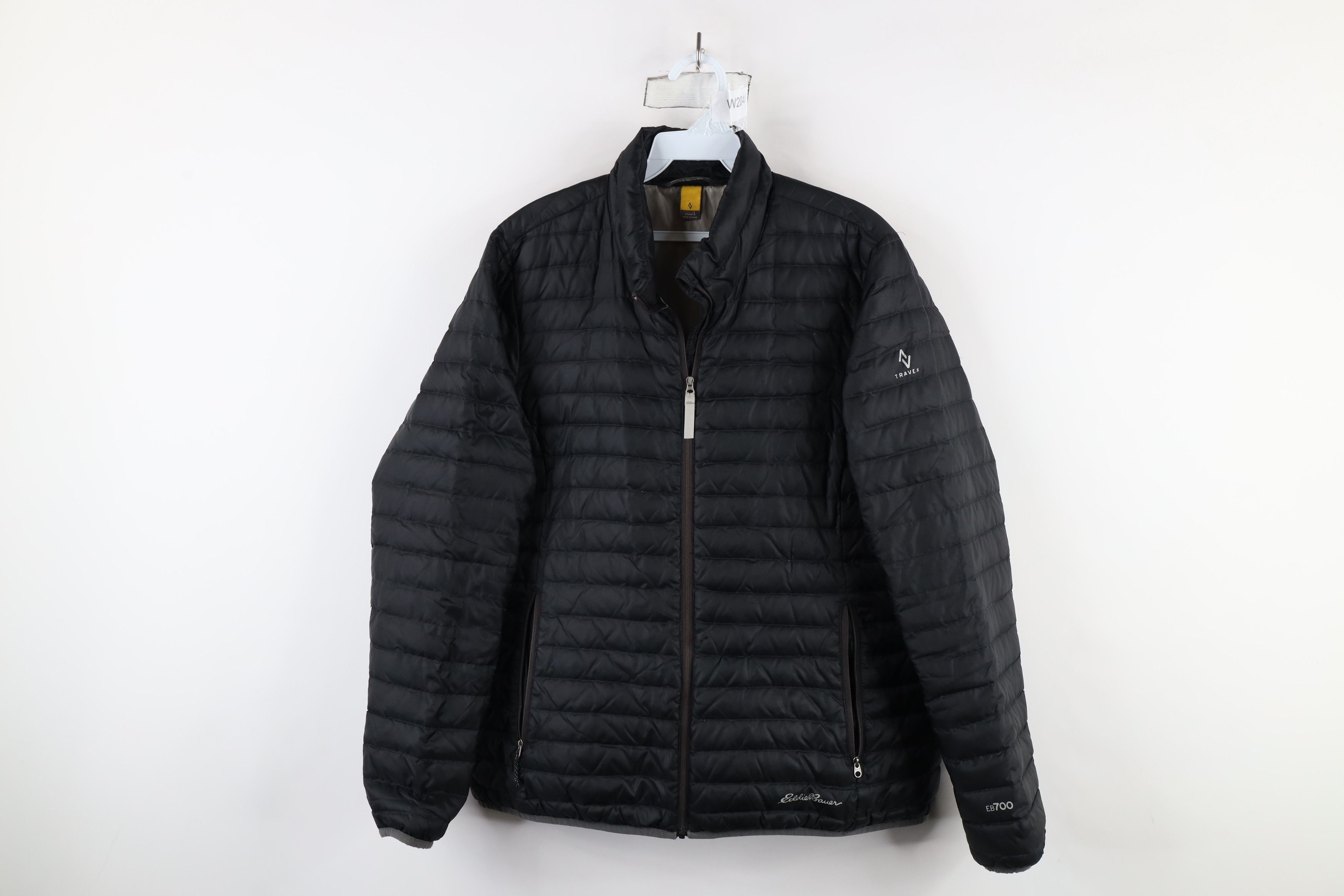 Eddie Bauer Vintage Eddie Bauer 700 Duck Down Insulated Puffer Jacket Black Grailed