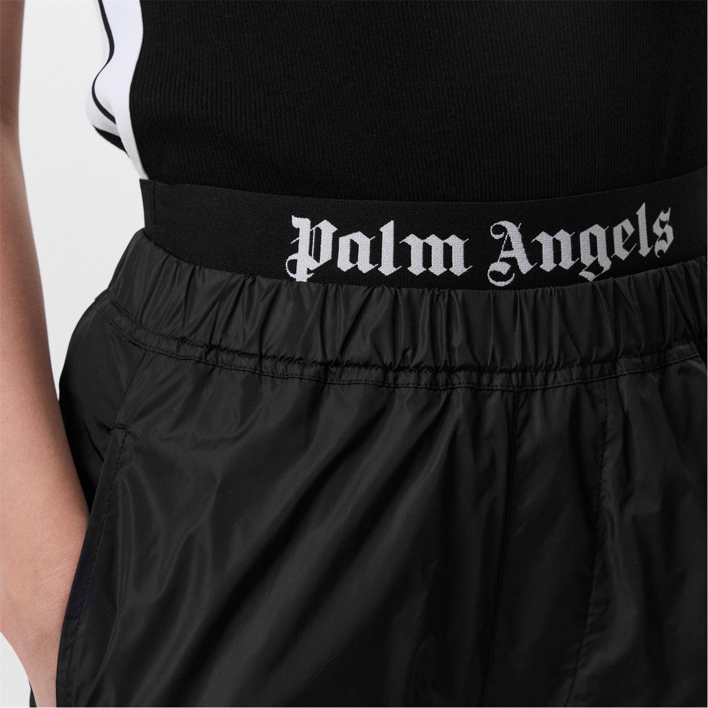 Palm Angels o1g2r1mq0325 Logo Pant in Black Size 27" / US 4 / IT 40 - 4 Thumbnail